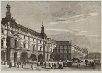 Nouveaux bâtiments des Tuileries sur la Place du Carrousel